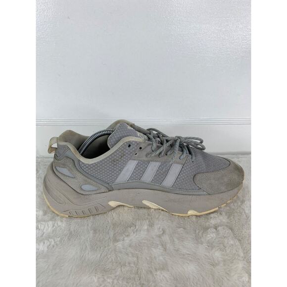 Adidas ZX22 Boost Mens Sneakers Size 11 Gray Mesh & Suede Athletic Shoes - Picture 5 of 10